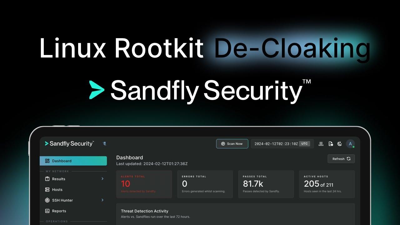Find and de-cloak Linux stealth rootkits instantly.