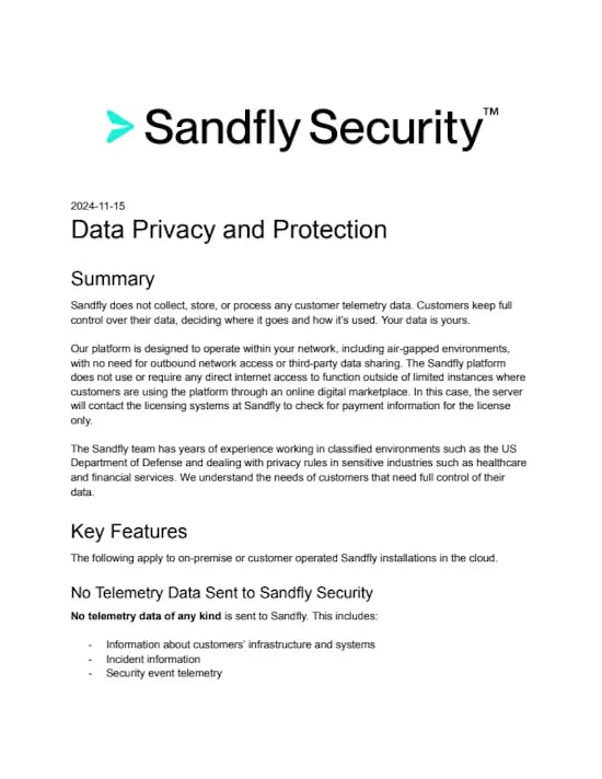 Data Privacy and Protection