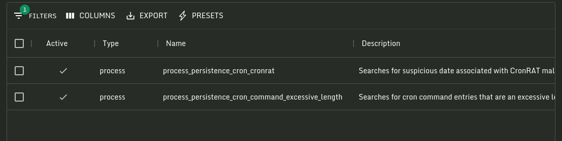 blog-imagesdetecting-cronrat-malware-on-linux-instantly05-cronrate-custom-sandflies-select