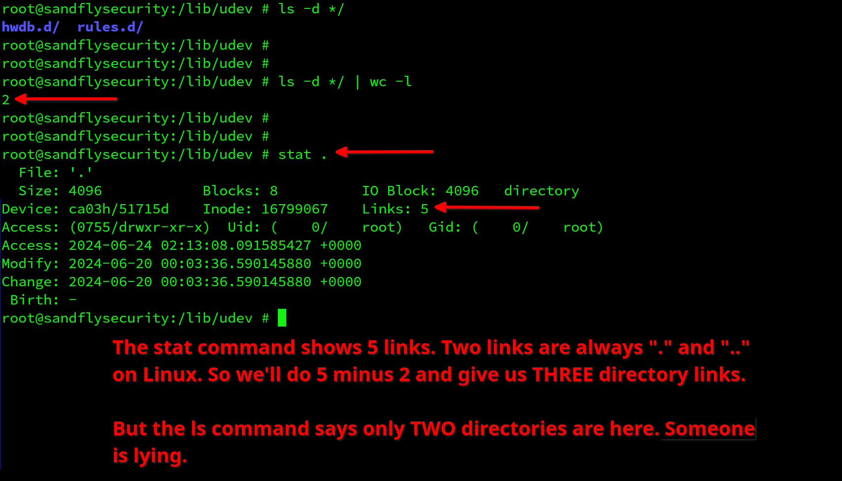 blog-imagesdetecting-linux-stealth-rootkits-with-directory-link-errors05-reptile-ls-directory-stat-command