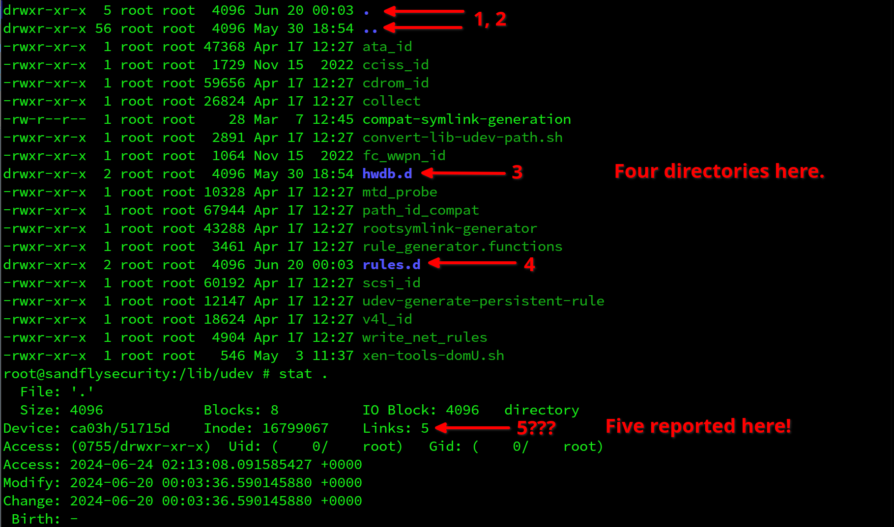 blog-imagesdetecting-linux-stealth-rootkits-with-directory-link-errors06-reptile-ls-directory-ls-and-stat-command