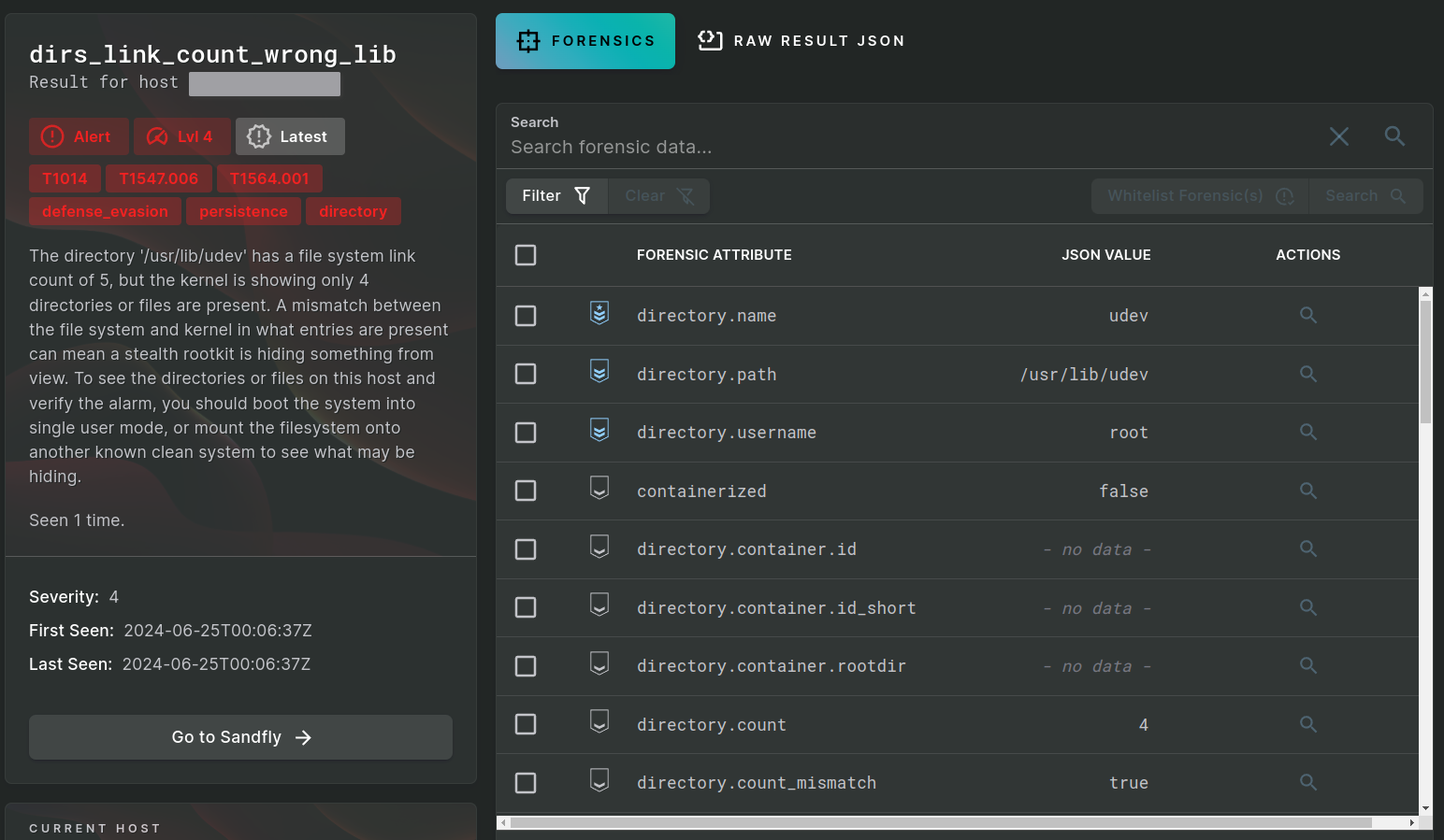blog-imagesdetecting-linux-stealth-rootkits-with-directory-link-errors08-sandfly-mismatch