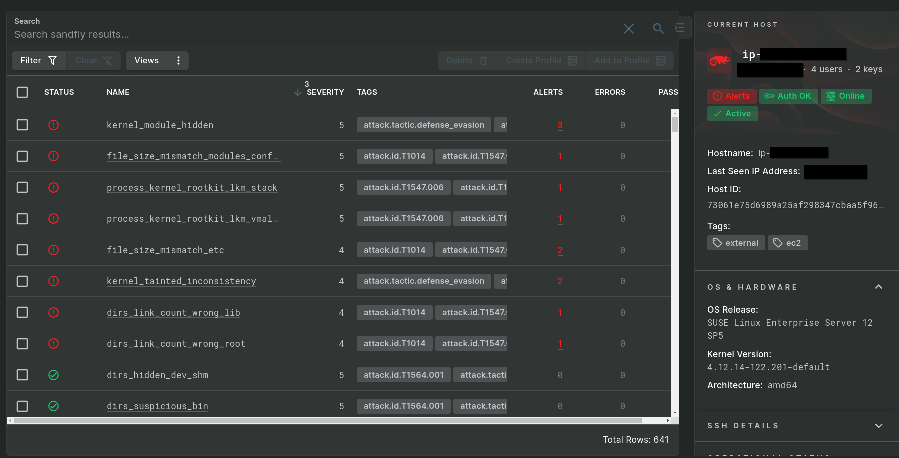 blog-imagesdetecting-linux-stealth-rootkits-with-directory-link-errors09-sandfly-full-results