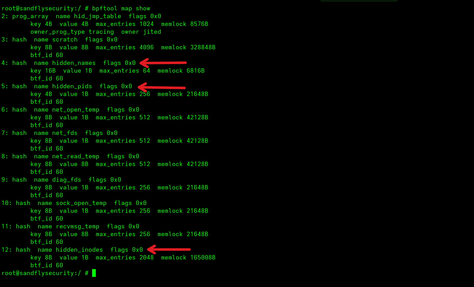 blog-imageslinux-scales-ebpf-rootkit-detection-and-analysis14-bpftool-map-show