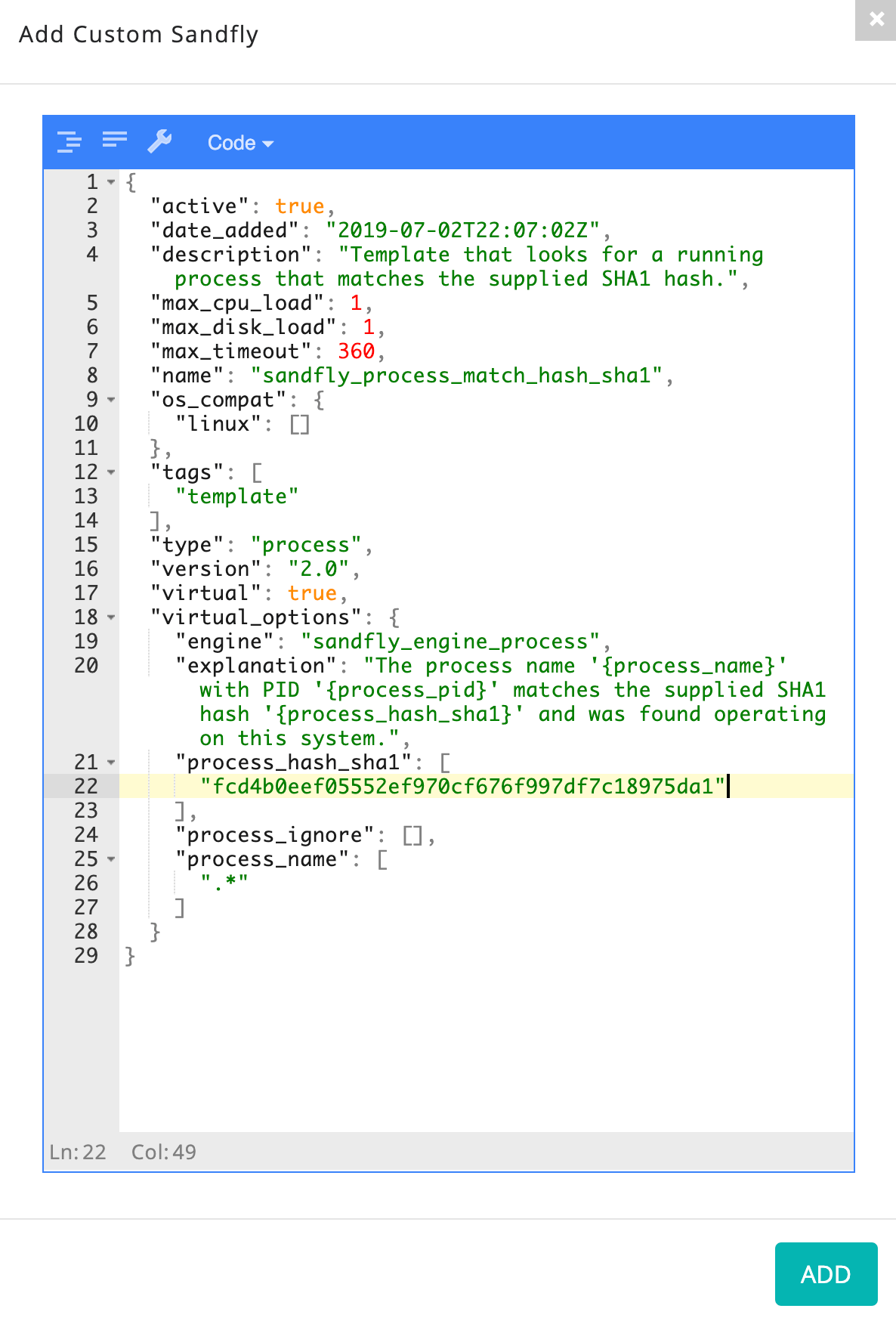 blog-imagessandfly-2-0-released-write-your-own-sandflies04-sandfly-custom-process-hash