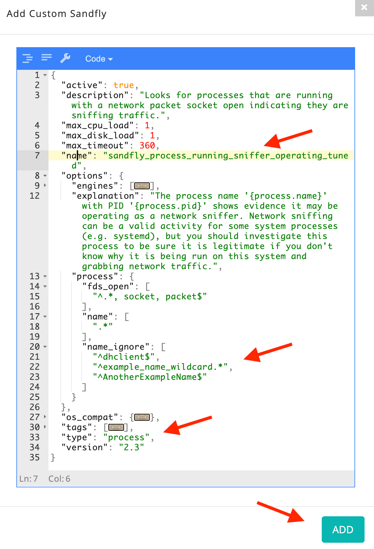 blog-imagessandfly-2-3-2-linux-packet-sniffer-detection-and-faster-process-forensics05-sandfly-custom-packet-sniffer-detection