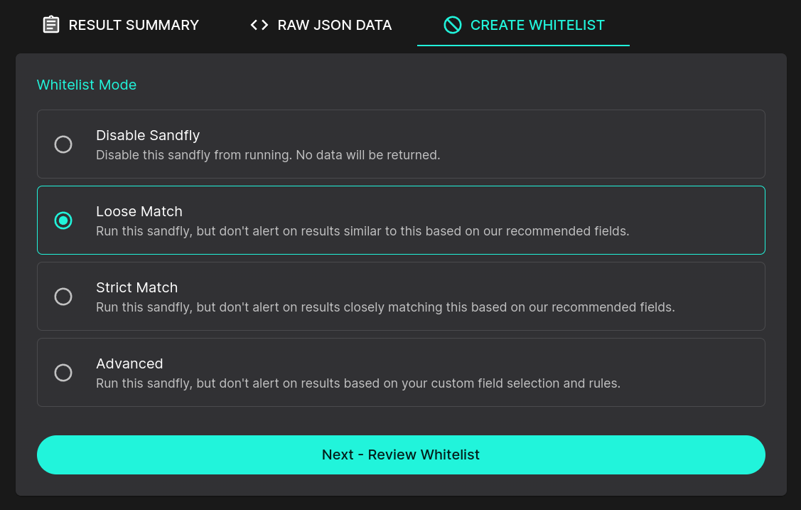blog-imagessandfly-4-6-0-advanced-whitelisting-and-free-ssh-hunter06-loose-match-whitelist-selection