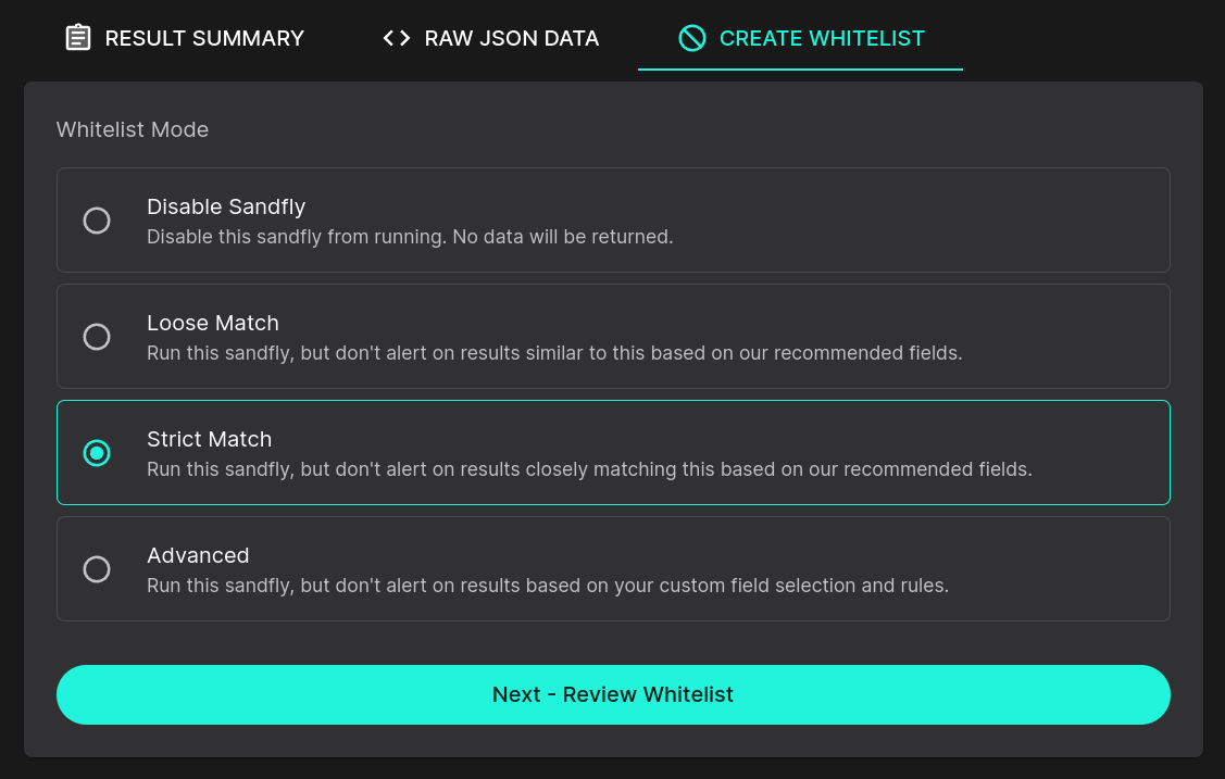 blog-imagessandfly-4-6-0-advanced-whitelisting-and-free-ssh-hunter08-strict-match-whitelist-selection