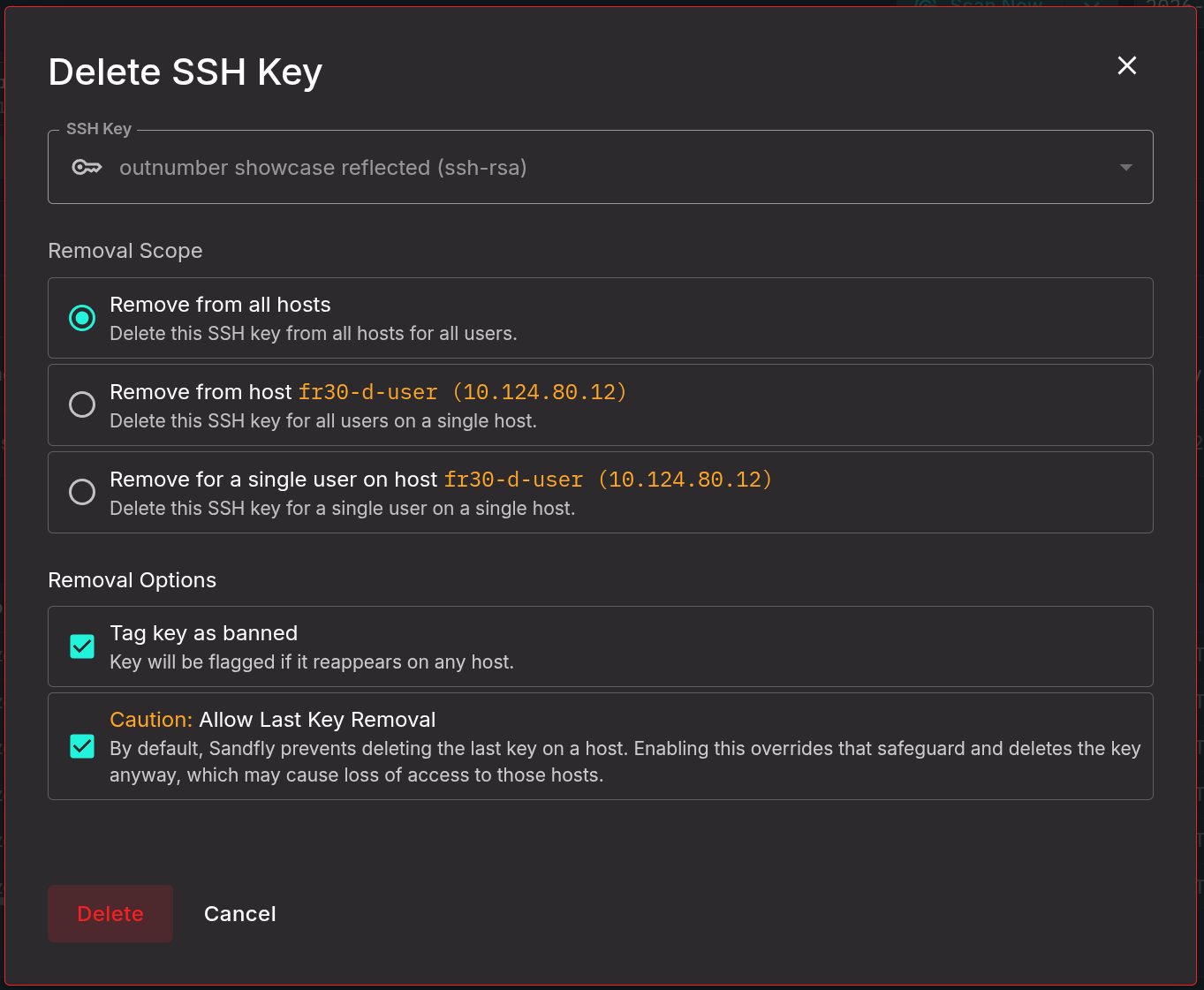 blog-imagessandfly-58-agentless-response-and-ssh-key-management04-ssh-key-delete