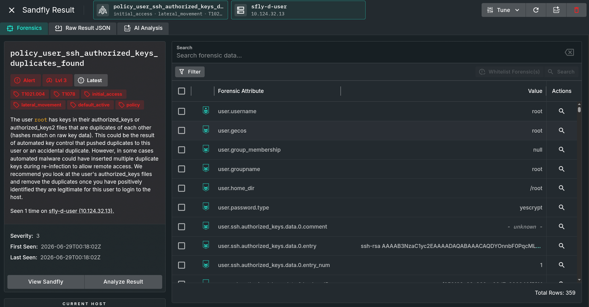 blog-imagessandfly-58-agentless-response-and-ssh-key-management06-ssh-duplicate-key-alert