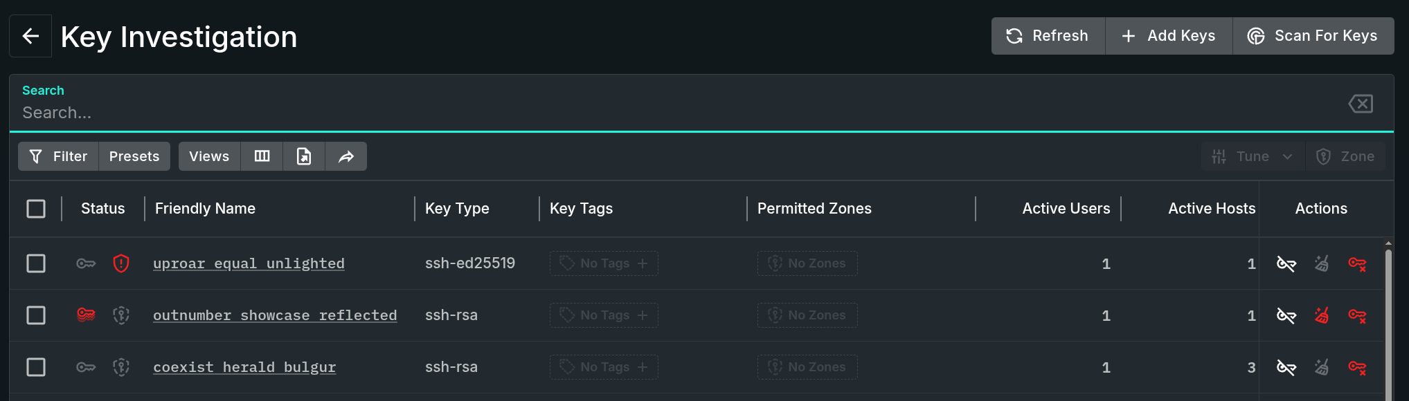 blog-imagessandfly-58-agentless-response-and-ssh-key-management07-ssh-key-duplicate