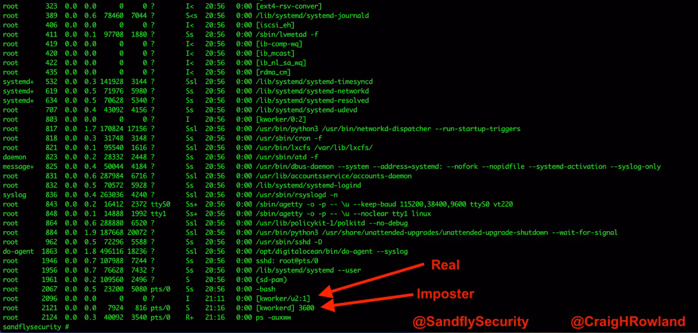Detecting Linux Kernel Process Masquerading with Command Line Forensics03